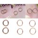thumbnail image 4 of 1 Pair Stainless Steel Hoop Earrings Lip Nose Helix Piercing Rose Gold 6mm------Product code 74842, 4 of 5