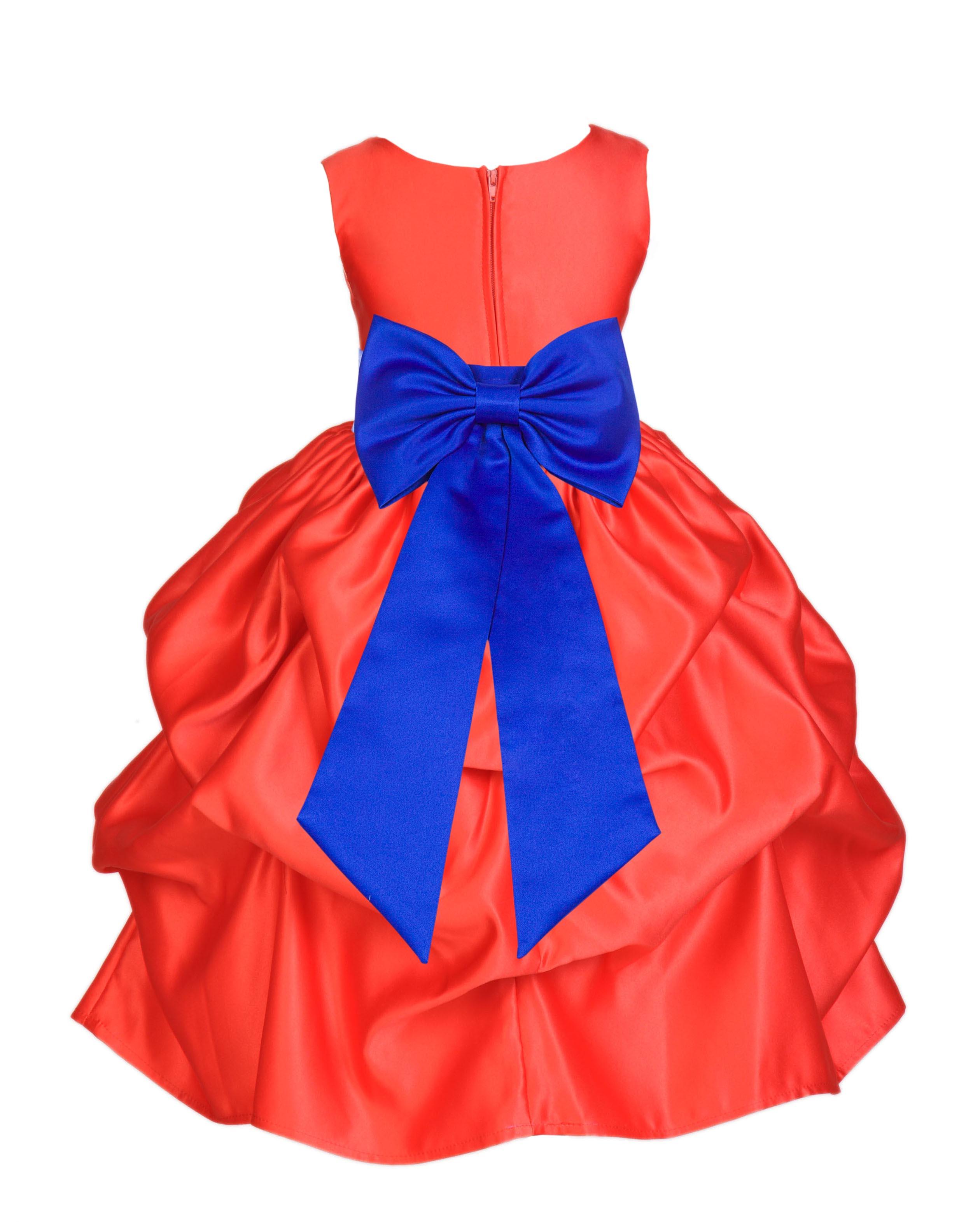 horizon blue flower girl dresses