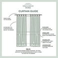 thumbnail image 7 of Exclusive Home Curtains Loha Linen Braided Tab Top Curtain Panel Pair, 54x108, Natural, 7 of 7