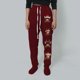 thumbnail image 3 of Gibobby Pantalones afelpados de moda para mujer, cómodos pantalones de pijama con pierna recta, pantalones de yoga con cordón, pantalones de pijama de bloque de color transpirables（Vino， M), 3 of 5