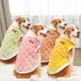 thumbnail image 3 of 1.5-25kg Flannel Dogs Clothes Winter Warm Sweater Pet Clothing Golden Retriever Dog Coats Sweatshirt Pets Puppy Pullover Vest (Pink,XXXL), 3 of 7