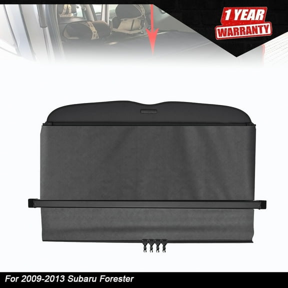 For 2009-2013 Subaru Forester Cargo Cover Security Trunk Shade Tonneau Shield