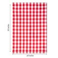 thumbnail image 2 of Arkwright 6 Pack of Buffalo Plaid Kitchen Towels - 20 x 30 - Red, 2 of 6