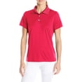 thumbnail image 2 of Hanes Womens Sport Cool DRI Performance Polo, XL, Deep Red, 2 of 2