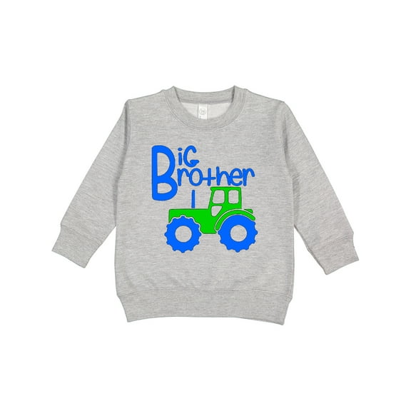 Inktastic Big Brother Tractor Toddler Sweatshirt