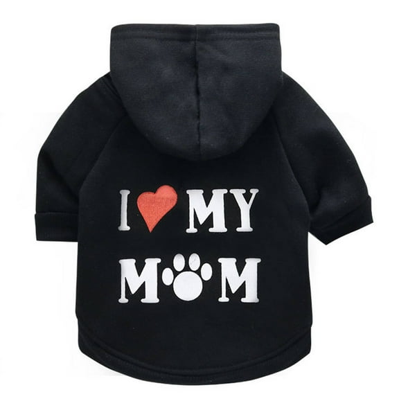 GASTROPOD Dog Coat Hoodies,Charming and Stylish for Any Occasion Dog Costume,Easy to Wear for Effortless Dressing Cat Costume,XS,Black