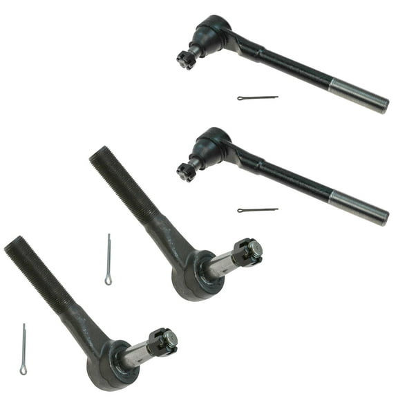 TRQ Front Tie Rod Set Fits Select 1994-1999 Dodge Ram 1500 Ram 2500 Ram 3500