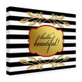 thumbnail image 4 of LightBoxJournal 'Gold Hello Beautiful' Canvas Art, 4 of 4