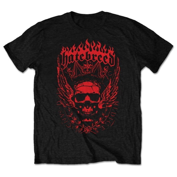 Men's Hatebreed Crown T-shirt Small Black