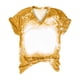 thumbnail image 5 of ICHUANYI ClearanceWomen's Tops Women's Fashion Casual Loose Blouse Tiy-dye Printing V Neck T-Shirt Blouse Print Tee(Yellow, S) ICHUANYI WER20232080506375, 5 of 5