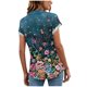 thumbnail image 5 of Top de manga corta para mujer con estampado degradado sexy de verano para mujer Fridja ghk5762, 5 of 7