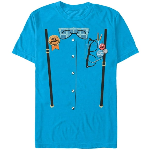 LOST GODS Mens Halloween Nerd Costume T-Shirt