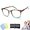 Blue, variant on Protectivemethod Reading Glasses,Women's Sexy Leopard Print Reading Anti Blue Light Glasses