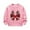 #0003-Pink, variant on Cowsor Girls Sweatshirts Kids Cute Graphic Crewneck Pullover Tops Xmas Long Sleeve Holiday Shirts