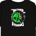 thumbnail image 4 of Inktastic I'd Rather Be Fishing Boys or Girls Long Sleeve Toddler T-Shirt, 4 of 5