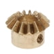 thumbnail image 3 of 0.8 Gear Module Tornillo (Worm Gear) de 15 con Orificio de 3/ 4/ 5/ 6 mm / Acero Zulema  Engranaje cónico, 3 of 8