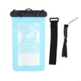 thumbnail image 2 of Bolsa Seca Universal Impermeable Para Teléfono Con Banda Para El Brazo Con Cordón Azul Cielo Sunnimix Funda impermeable para teléfono, 2 of 8