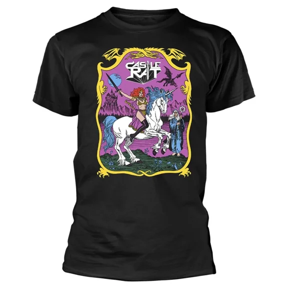 Castle Rat Unicorn Rider T Shirt
