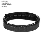 80Pcs MB10F46MIL 4 Terminals SMD Bridge Diode Rectifier 94V 0.8A