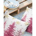 24x24 Outdoor Pillow Covers Set of 2 Christmas Tree Snowflake Outdoor