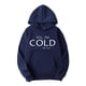 thumbnail image 1 of Dolkfu Sudadera con capucha para hombres, sudadera holgada con capucha y bolsillo, ropa de calle para hombres con estampado de letras XL, 1 of 5