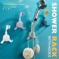 thumbnail image 1 of Sentmoon Offres du Jour Ventes de Liquidation Support de Douche 360° Support Auto-Adhésif Réglable avec 2 Crochets Offres Circulaire, 1 of 9