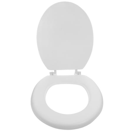 OUNONA Replacement Elongated Toilet Seat Cover for Bathroom, Toilet Seat for Home Toilet Replacement and Comfort