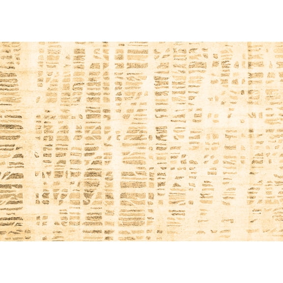 Ahgly Company Indoor Rectangle Solid Brown Modern Area Rugs, 2' x 3'