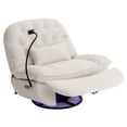 thumbnail image 6 of 270 Degree Swivel Power Recliner with Pillow, Comfortable Breathable Massage Recliners Lounge Chair, 6 of 8