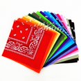 thumbnail image 3 of Bandanas Fashion Scarf for Men Women Paisley printed Tie-Dyed Square Party Favor Scarf Headband Handkerchiefs 1 PC Multicolor One Size, 3 of 3