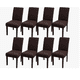 thumbnail image 1 of 8 Fundas Lisas Elásticas Protectoras Para Silla color cafe, 1 of 4