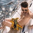 thumbnail image 2 of luoweisi Men's Beach Shorts Quick Dry Swim Trunks with Mesh Lining Crocodile 2XL, 2 of 5