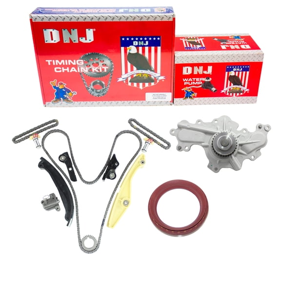 DNJ TK4213WP Timing Chain Kit with Water Pump Fits Cars & Trucks 12-17 Ford 3.5L V6 DOHC 24V