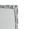 thumbnail image 2 of Ambesonne Ethnic Fitted Sheet, Grunge Aztec Pattern, Twin Size, Black and White, 2 of 2