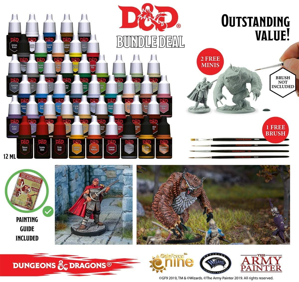 Quality Paint Brushes for Painting Miniatures by Dungeon Lair — Kickstarter