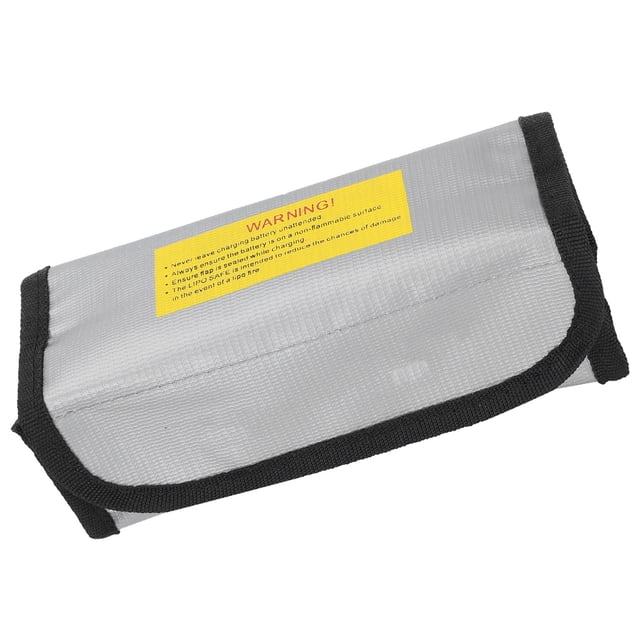 Fire Retardant LiPo Battery Bag, Lithium Battery Safe Bag Highly Explosion-proof For Outdoor For Various Aircraft Batteries