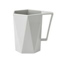 thumbnail image 1 of 1 PC Novelty Cup Personality Milk Juice Lemon Mug Coffee Tea Reusable Plastic Cup (grey), 1 of 5