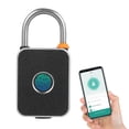 thumbnail image 1 of Fingerprint lock,With App Unlock Padlock With App Unlock Locker Usb Fence Keyless Waterproof Usb Dsfen Twirltide Usb S Fence, 1 of 6