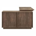 thumbnail image 5 of Pemberly Row Transitional Wood L-Shape Desk in Walnut Oak Finish, 5 of 9