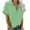 Mint Green, variant on Button Up Shirt Women! Comdrip Sleeve Blouse Short Casual Popular Fashion Tee Tops(S 3XL) Pocket Button Womens Women's T Shirts Short Sleeve Shirts for Women Green L