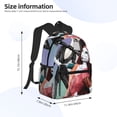 thumbnail image 2 of Goofa The Nightmare Before Christmas Pattern Casual Backpack – School Backpack Lightweight & Ergonomic Design, Water-Resistant, Spacious & Comfortable, Travel, 2 of 6