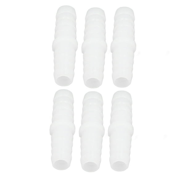 10Pcs Plastic Hose Barb Fitting Wear Resistant PE Safe for Pump Tube Silicone Tube