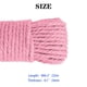 thumbnail image 4 of Bewildely Herramienta para hacer rollos de cuerda de cáñamo de Color, cuerda de algodón 100 , hilo colorido, cordón de macramé, hilo hecho Decoración del hogar Rosado 2 mm x 25 m, 4 of 5
