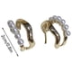 thumbnail image 3 of HomeKingdee Small Fringed Imitation Pearl Earrings - Long Delicate Dangling Earrings for Parties, Banquets, Clubs and Gifts, 3 of 5