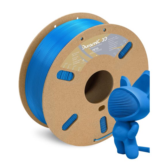 Filamento de impresión 3D DURAMIC 3D PETG 1.75 mm azul eléctrico 1 kg
