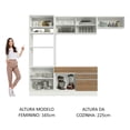 thumbnail image 5 of Cocina Integral 270cm Glamy Madesa 11 Blanco/Marrón, 5 of 5