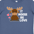 thumbnail image 4 of Inktastic It Moose Be Love with Cute Moose Boys or Girls Baby T-Shirt, 4 of 5