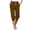 Brown, variant on NinXxx Women's 4th Of July Flag Print Drawstring Joggers Cropped Pants Yellow M