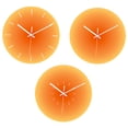 thumbnail image 6 of Wall Clocks, 12inch Gradient Glass Wall Clock Silent Modern Analog Clock, Battery Operated Sunset Wall Clocks for Living Room, Kitchen, Home Decoration, 6 of 9