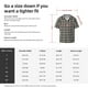 thumbnail image 5 of Fotbe Black and white houndstooth Camisa Estampada de Manga Corta para Hombre, Casual de Verano, Estilo Playero, Sin Arrugas-Large, 5 of 5